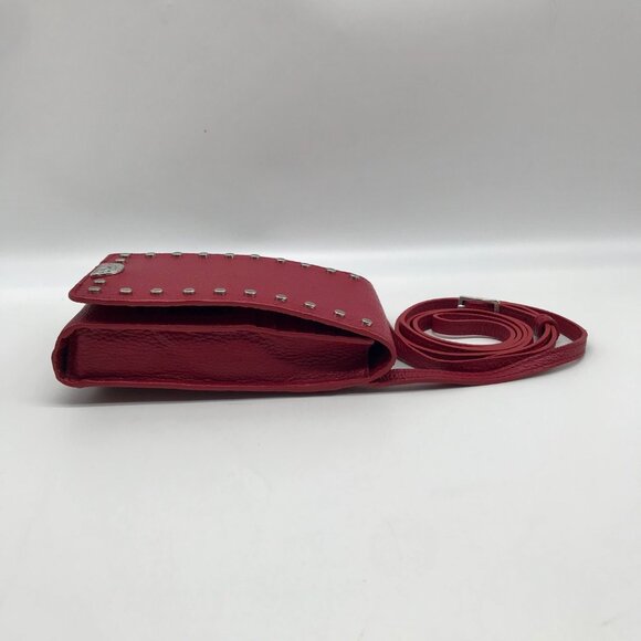 Brighton Red  Pebbled Leather Pretty Tough Rox Phone Organizer - Picture 4 of 11